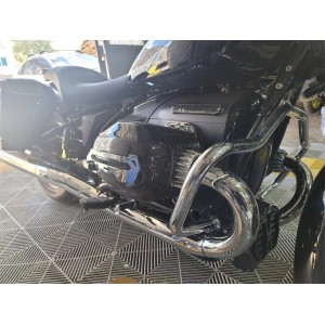 RP1080-1019 Skid Plate Side Strip Frame Guard Engine Decorate Protection Cover for BMW R18 R18 B Bagger R18 Classic 2021-Later