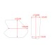 RP0920-3054B Motorcycle Traction Tank Pad Protector for BMW R1200GS LC Adventure 2014-2018 BMW R1250GS LC Adventure 2019-2023