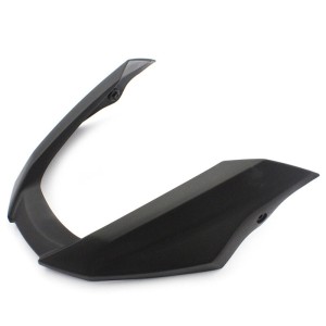 RP0940-1025B Motorcycle Black Plastic Front Fender Beak Extension Upper Mudguard for BMW R1200GS 2008-2012
