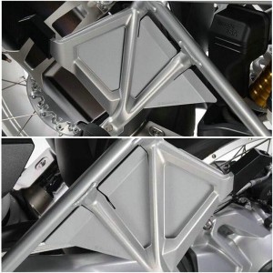RP0940-2042S Motorcycle Rear Seat Foot Pedal Mudguard Fender Recess Cover for BMW R1200GS LC 2013-2018 BMW R1200GS LC ADV 2014-2018 BMW R1250GS LC 2019-2023 BMW R1250GS LC ADV 2019-2023
