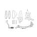 RP0420-2071 RearSet Footrests Driver Foot Rest Pegs Pedals Rear Set for BMW R nineT R9T 2014-2023