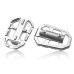 RP0440-1031 Billet Wide Foot Pegs Pedals Scrambler Rest Footpegs for BMW G310GS R1200GS/LS S1000XR F850GS F750GS R Nine T Scrambler