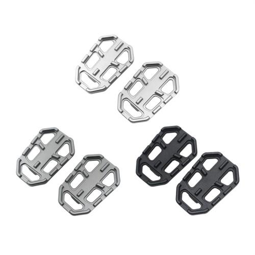 RP0440-1031 Billet Wide Foot Pegs Pedals Scrambler Rest Footpegs for BMW G310GS R1200GS/LS S1000XR F850GS F750GS R Nine T Scrambler