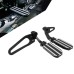 RP0440-1137 Rear Footrest Peg Pedal Rear Passenger Pedal Assembly for BMW R18 2020-Later