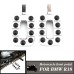 RP0440-1142 Motorcycle Modified Front Footpegs Driver Pedal Pedals for BMW R18 2020-Later R18 B Bagger 2021-Later