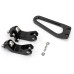 RP0440-2015B Rear Foot Rests Pegs Pedal Passenger Footpegs Mounting Kit for BMW R18 2020-Later BMW R18 Classic 2021-Later