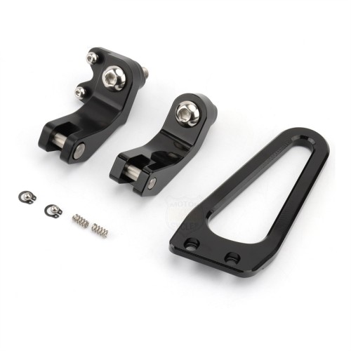 RP0440-2015B Rear Foot Rests Pegs Pedal Passenger Footpegs Mounting Kit for BMW R18 2020-Later BMW R18 Classic 2021-Later