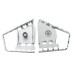 RP0460-2011S Motorcycle Rear Brake Pedal Step Tip Plate Enlarge Extende for BMW F650GS F700GS F750GS F800GS R1250 R1250GS R1200GS LC