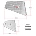 RP0460-2012 Rear Foot Brake Pedal Lever Peg Pad Enlarge Extension Plate for BMW R1200GS LC R1250GS R1200GS Adventure LC