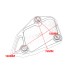 RP0480-1026 Motorcycle Sidestand Enlarger for BMW R1200GS ADV 2005-2013 BMW R1200GS 2003-2012