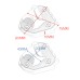 RP0480-1042 Motorcycle Side Stand Enlarge Plate Extension for BMW S1000XR 2015-2019