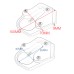 RP0480-1044 Motorcycle Side Stand Enlarge Plate Extension for BMW F900R/F900XR 2020-Later