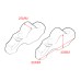 RP9920-1058 Motorcycle Heightening Handle Handlebar Modification for BMW R nineT 2014-2023
