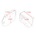 RP9920-1070 Motorcycle Handlebar Risers for BMW R1200R/RS R1250R/RS