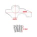 RP9920-1076 Handlebar Riser Kit Accessories for BMW S1000R 2014-2020