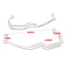 RP9940-2024B Handle Bar Hand Guard Bumper Frame Protector Crash Bar for BMW R1200GS LC ADV 2013-2018 R1250GS 2019-2023