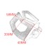 RP9940-7011 Rear Brake Fluid Cylinder Guard Cover Protector for BMW F800GS F700GS 2013-2018