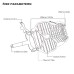 RP6610-3009 Mesh Headlamp Protection for BMW R1200GS LC 2013-2018 BMW R1200GS Adventure 2013-2018 BMW R1250GS 2019-2023 BMW R1250GS Adventure 2019-2024