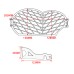 RP6610-3018 Headlight Protector Grille for BMW R1200GS 2003-2012 BMW R1200GS Adventure 2005-2013