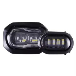 RP6611-2003E Motorcycle LED Front Headlight Projector Headlamp with White DRL kit for BMW F650GS 2008-2012 BMW F700GS 2012-2018   BMW F800GS 2008-2018   BMW F800GS Adventure 2014-2018 BMW F800R 2009-2019