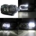 RP6611-2004 LED Front Headlight Projector Headlamp with White DRL kit for BMW R1200GS 2003-2012  BMW R1200GS Adv 2005-2013