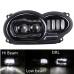 RP6611-2004 LED Front Headlight Projector Headlamp with White DRL kit for BMW R1200GS 2003-2012  BMW R1200GS Adv 2005-2013