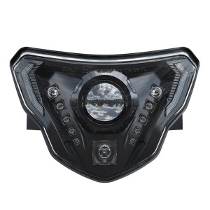 RP6611-2009B Motorcycle LED Front Headlight Projector Headlamp with White DRL kit for BMW G310R 2016-Later BMW G310GS 2017-Later