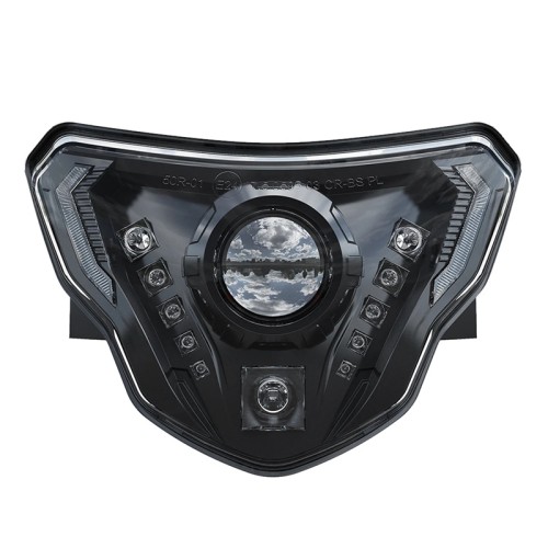 RP6611-2009B Motorcycle LED Front Headlight Projector Headlamp with White DRL kit for BMW G310R 2016-Later BMW G310GS 2017-Later