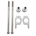 RP6620-2002S Motorcycle Crash Bar Guard Mount Kit for BMW R1200GS Adv 2014-2018 BMW R1200GS Adv 2019-2024