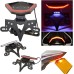 RP6630-1108 Motorcycle License plate holder with LED lighting for BMW S1000RR 2020-Later