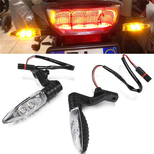 RP6640-2057 Super Bright Universal Motorcycle Front Turn Signal Light for BMW C600 SPORT 2012 BMW F650GS (TWIN) 2008-2012 BMW F700GS 2012-2018 BMW F800GS 2008-2018