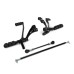 RP0420-2070 Motorcycle forward Controls Complete Kit Pegs Levers Linkage for Harley Sportster XL883 1200 2004-2013