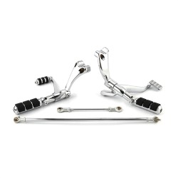 RP0420-2070 Motorcycle forward Controls Complete Kit Pegs Levers Linkage for Harley Sportster XL883 1200 2004-2013
