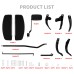 RP0420-2113B Motorcycle Billet forward Controls Foot Pegs Linkage Levers Kits Footrest Set for Harley Dyna FXD FXDB FXDC 2006-2017