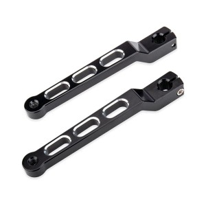 RP0430-1001B Motorcycle Heel Toe Shifter Levers Black CNC Aluminum Gear Shift Pedals Arms for Harley Davidson(all models)