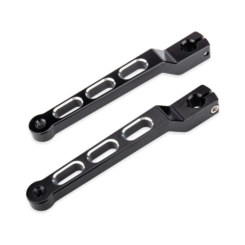 RP0430-1001B Motorcycle Heel Toe Shifter Levers Black CNC Aluminum Gear Shift Pedals Arms for Harley Davidson(all models)