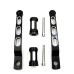 RP0430-1002B Motorcycle Heel Toe Gear Shift Levers Edge Cut Shift Pegs for Harley Davidson(all models)