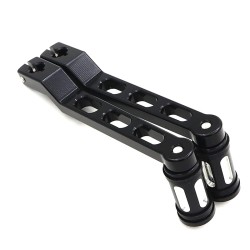 RP0430-1002B Motorcycle Heel Toe Gear Shift Levers Edge Cut Shift Pegs for Harley Davidson(all models)