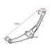 RP0430-1004B Motorcycle CNC Edge Cut Gear Shift Lever Panel Softer W/Shifter Pegs Footpegs Fit for Harley 750 500