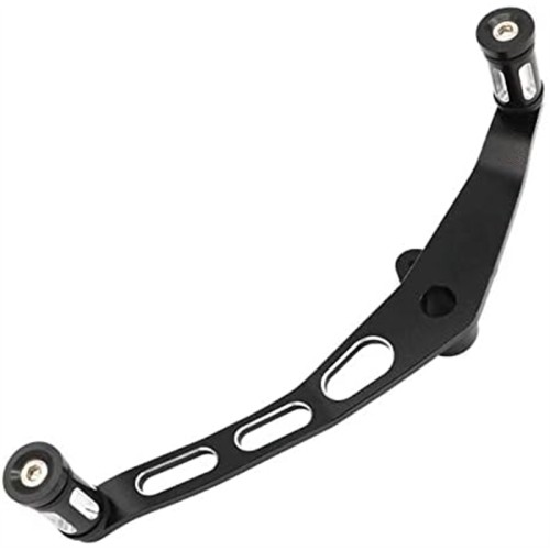 RP0430-1004B Motorcycle CNC Edge Cut Gear Shift Lever Panel Softer W/Shifter Pegs Footpegs Fit for Harley 750 500