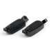 RP0440-1003B Motorcycle Foot Pegs 45 Degree Black for Harley Touring Softail Dyna Sportster