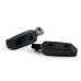 RP0440-1003B Motorcycle Foot Pegs 45 Degree Black for Harley Touring Softail Dyna Sportster