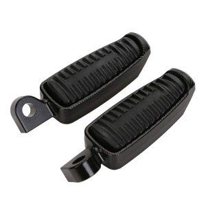 RP0440-1003B Motorcycle Foot Pegs 45 Degree Black for Harley Touring Softail Dyna Sportster