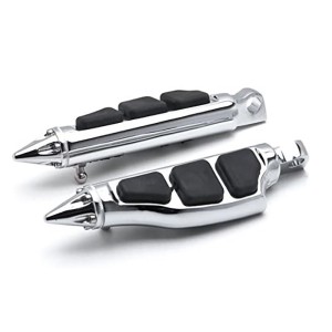 RP0440-1019 Stiletto Motorcycle Foot Pegs Footrests Left + Right for Harley Davidson(all models)
