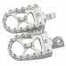 RP0440-1030 Wide Foot Pegs 360°Rotate MX Chopper Bobber Style for Harley Davidson Sportster Softail Touring