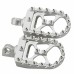 RP0440-1030 Wide Foot Pegs 360°Rotate MX Chopper Bobber Style for Harley Davidson Sportster Softail Touring
