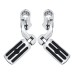 RP0440-1032C Male Mounts Short Foot pegs & Old Version Bracket Set for Harley Davidson(all models)