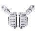 RP0440-1034 Male Mounts Short Foot pegs & Old Version Bracket Set for Harley Davidson(all models)