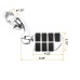RP0440-1034 Male Mounts Short Foot pegs & Old Version Bracket Set for Harley Davidson(all models)