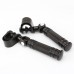 RP0440-1041B 1" 25mm-32mm Crash Bar Engine Guard Highway Foot Peg Clamps Mounts Footrest for Harley Davidson(all models)